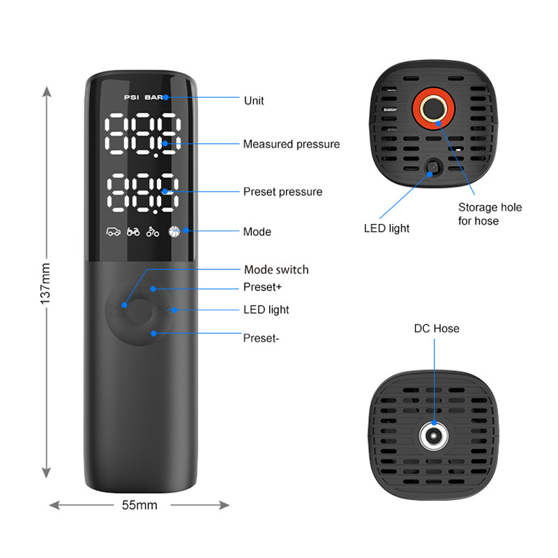 PACK( Compresseur gonfleur SMART + Flamingo anti-crevaison) – Image 3