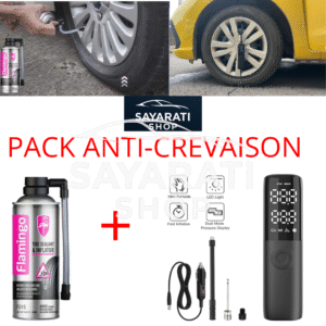 PACK( Compresseur gonfleur SMART + Flamingo anti-crevaison)