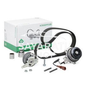 Kit distribution + pompe à eau (145 Dent) Volkswagen / AUDI / SEAT / SKODA (INA 530065030)